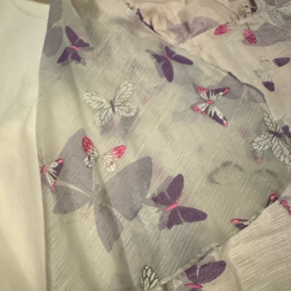 Alfred Shaheen Vintage Butterfly Print Dress - Picture 9 of 12
